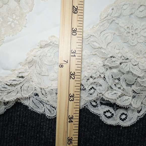 Vintage Val Mode Full Slip Dress Lace Lingerie Women 34 Ivory - Picture 6 of 12